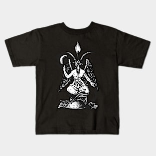 Baphomet Devil Satan Goth Horror Classic Kids T-Shirt